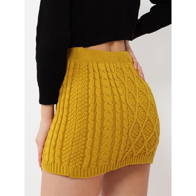 Sexy Woolen Short Women's Skirt