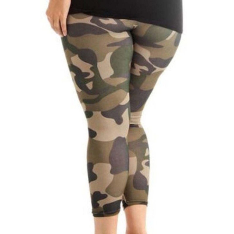 Polyester Camouflage Printed Leggings